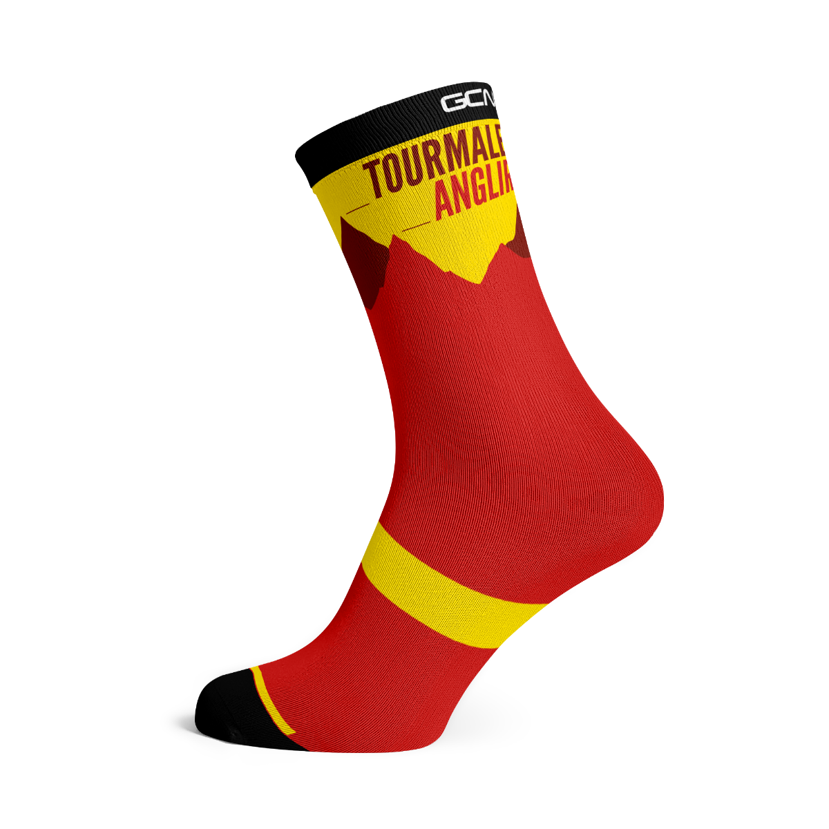 Red 2024 cycling socks