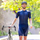 GCN Core 2.0 Short Sleeve Cycling Jersey - Navy Blue