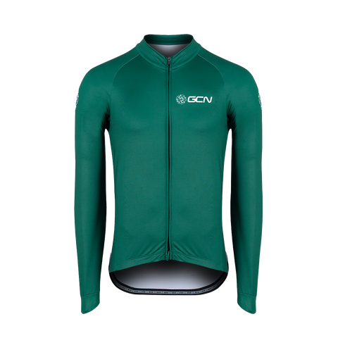 GCN Core 2.0 Long Sleeve Cycling Jersey - Green