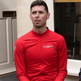 GCN Core 2.0 Long Sleeve Cycling Jersey - Red