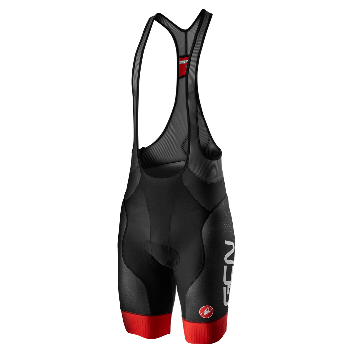 Castelli bib discount shorts rosso corsa