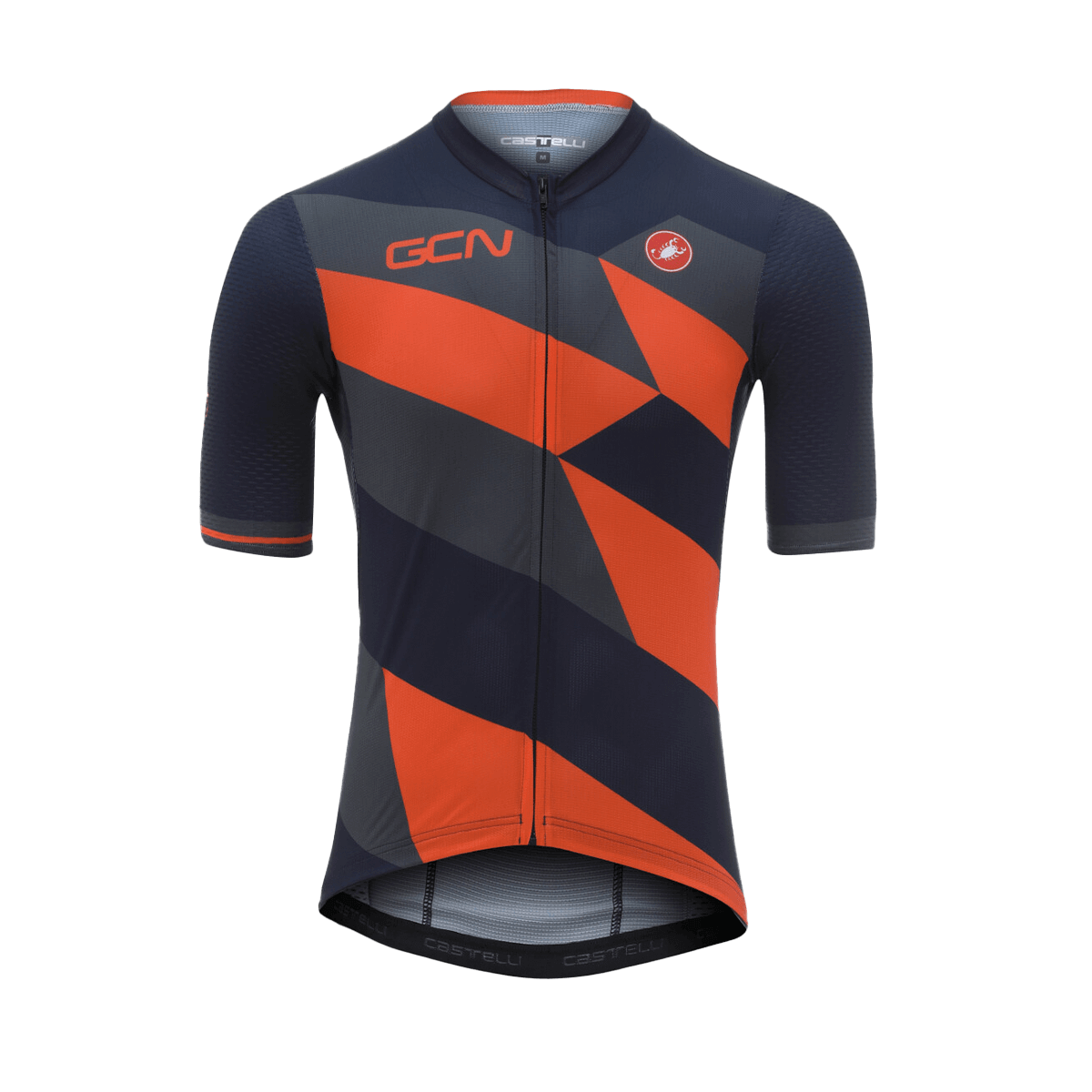 GCN Castelli Competizione Orange and Blue Jersey GCN Shop Global Cycling Network