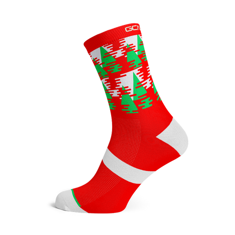 GCN Club Sock 007 - Red, Green and White