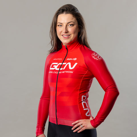 GCN x AGU Premium Thermal Cycling Jersey Long Sleeve DWR - Women