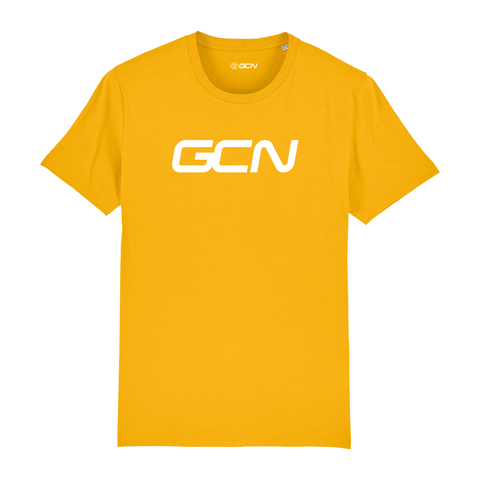 GCN Word Logo T-Shirt - Yellow