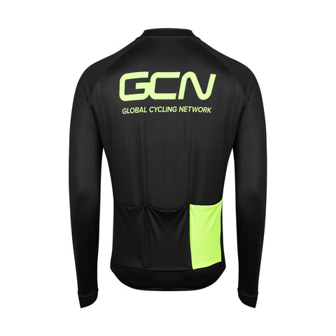 GCN Core 2.0 Long Sleeve Jersey - Black/Fluoro