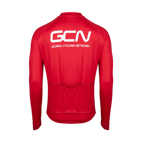 GCN Core 2.0 Long Sleeve Cycling Jersey - Red