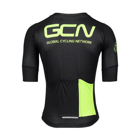 GCN Core 2.0 Short Sleeve Cycling Jersey - Black/Fluoro
