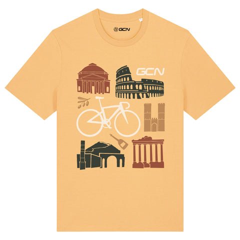 GCN Italian Landmarks T-Shirt - Butterscotch