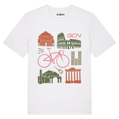 GCN Italian Landmarks T-Shirt - White