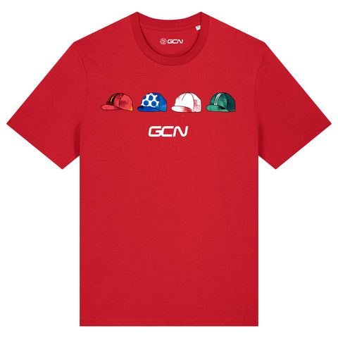 GCN Casquettes Cycling T-Shirt - Red