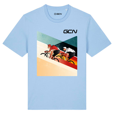 GCN Mountain Duel Cycling T-Shirt - Sky Blue