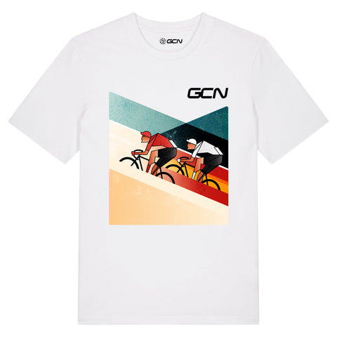 GCN Mountain Duel Cycling T-Shirt - White