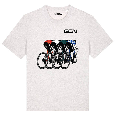 GCN Líderes Cycling T-Shirt - Heather Grey