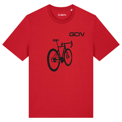 GCN Race Bike Cycling T-Shirt - Red