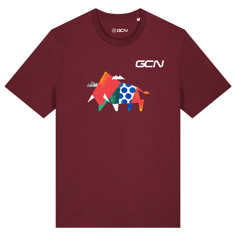 GCN El Toro Cycling T-Shirt - Burgundy