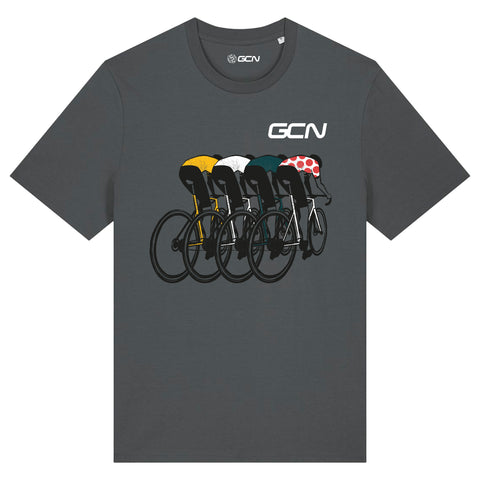 GCN Leaders Jerseys Cycling T-Shirt - Anthracite