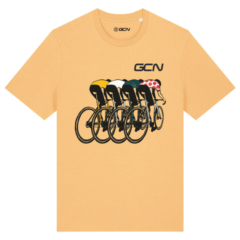 GCN Leaders Jerseys Cycling T-Shirt - Butterscotch