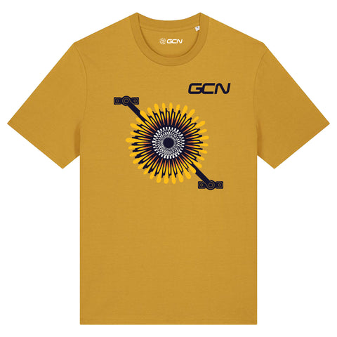 GCN Tournesol Cycling T-Shirt - Ochre