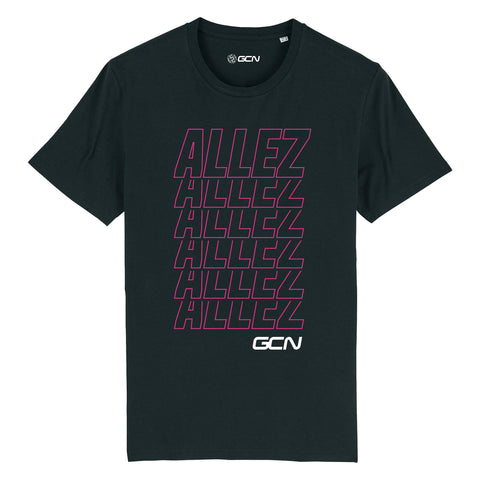 GCN Allez T-Shirt - Black & Pink