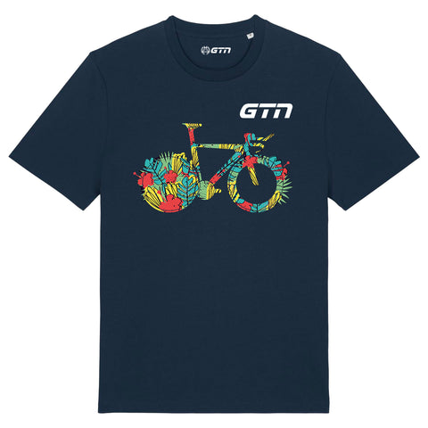 GTN Tropical Bike T-Shirt - Navy