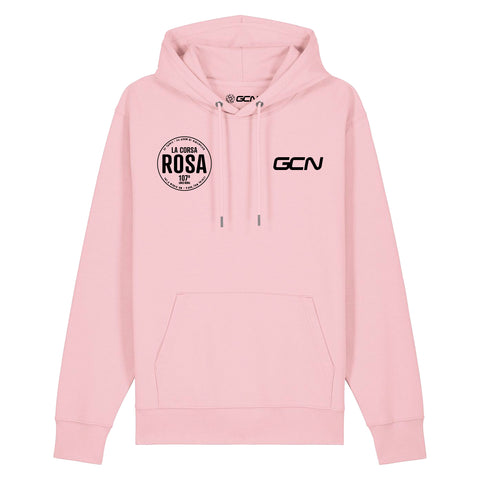 GCN La Corsa Rosa Emblem Hoodie - Cotton Pink