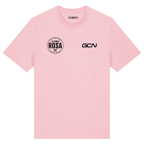 GCN La Corsa Rosa Emblem T-Shirt - Cotton Pink