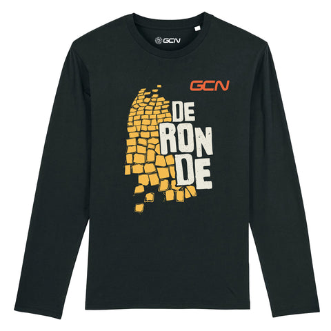 GCN De Ronde Long Sleeve T-Shirt - Black