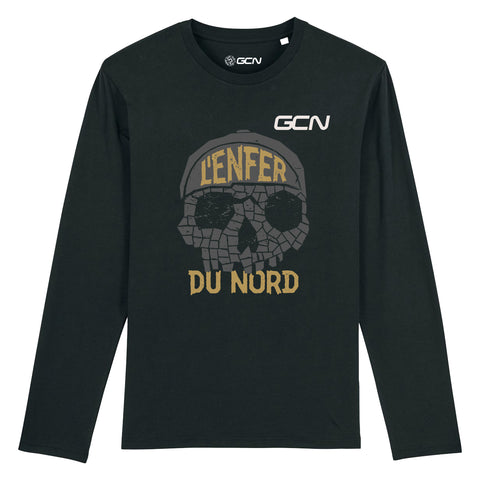 GCN L'Enfer du Nord Long Sleeve T-Shirt - Black