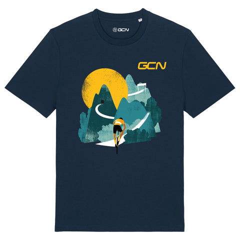 GCN Col de Montagne T-Shirt - Navy