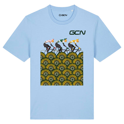 GCN Sunflower Race T-Shirt - Light Blue