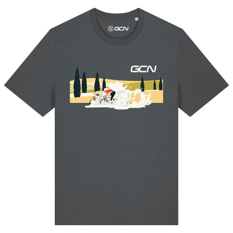 GCN Tuscan Gravel T-Shirt - Anthracite