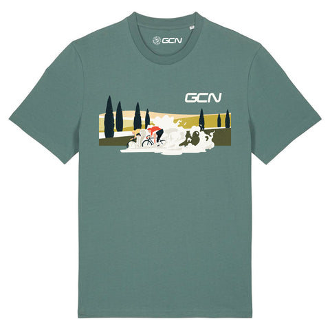 GCN Tuscan Gravel T-Shirt - Green Bay