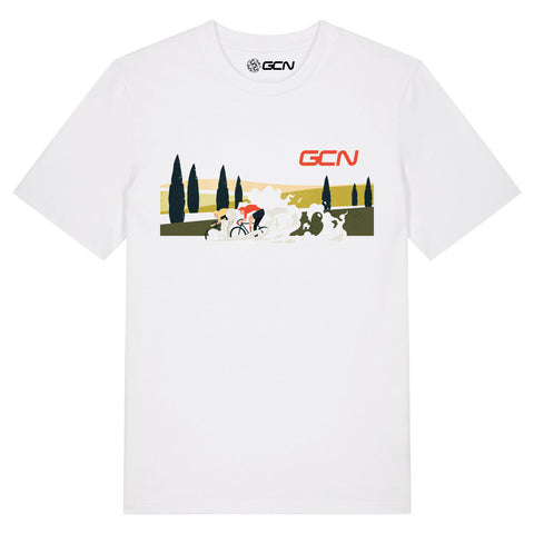 GCN Tuscan Gravel T-Shirt - White