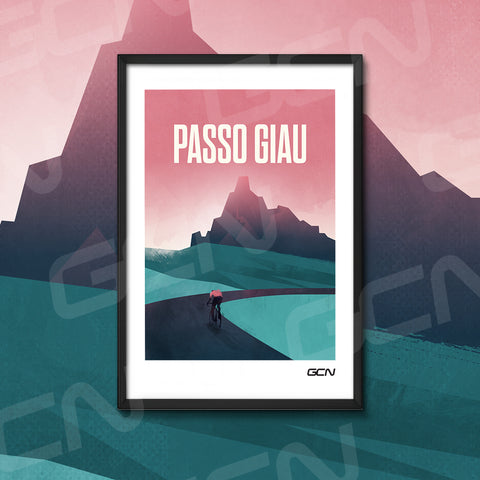 GCN Art Prints - Epic Climbs - Passo Giau
