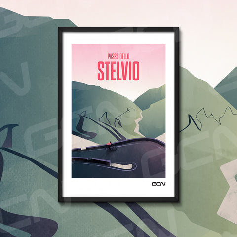 GCN Art Prints - Epic Climbs - Passo dello Stelvio