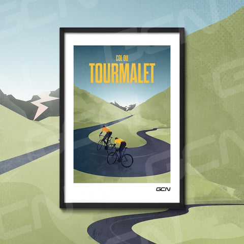 GCN Art Prints - Epic Climbs - Col du Tourmalet