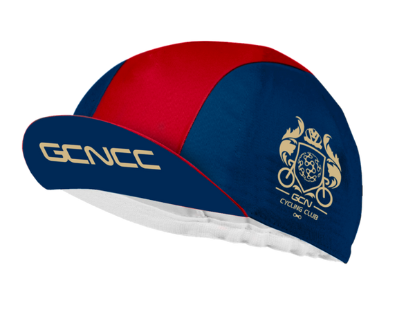 GCN Club Cycling Cap Blue Red and Gold Global Cycling Network