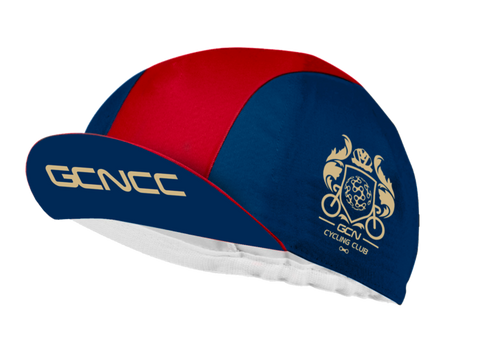 GCN Club Cycling Cap - Blue, Red and Gold