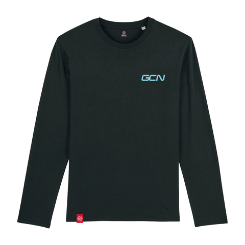 GCN Peloton Sketch Long Sleeve T-Shirt - Black