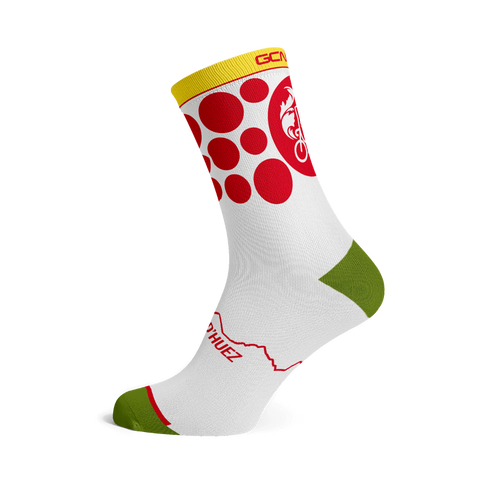 GCN Club Sock 050 - White and Green