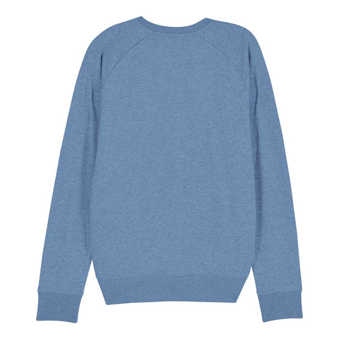 GCN Word Logo Sweatshirt - Mid Heather Blue