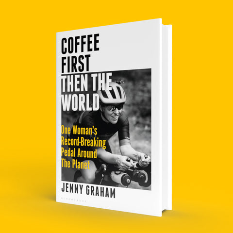 Stream Download Book [PDF] Coffee First, Then the World: One Woman's  Record-Breaking Pedal Around the from Joaquinzamora