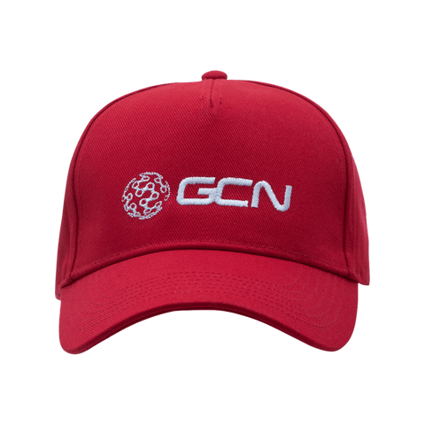 Gorra de béisbol roja clásica de GCN
