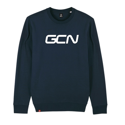 Felpa con logo parola GCN - Navy 